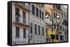Italy, Liguria, Santa Margherita Ligure. Pastel buildings-Alan Klehr-Framed Stretched Canvas
