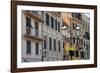 Italy, Liguria, Santa Margherita Ligure. Pastel buildings-Alan Klehr-Framed Photographic Print