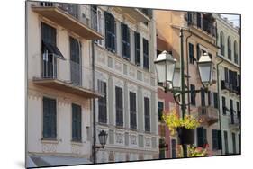 Italy, Liguria, Santa Margherita Ligure. Pastel buildings-Alan Klehr-Mounted Photographic Print