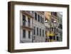 Italy, Liguria, Santa Margherita Ligure. Pastel buildings-Alan Klehr-Framed Photographic Print