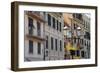 Italy, Liguria, Santa Margherita Ligure. Pastel buildings-Alan Klehr-Framed Photographic Print