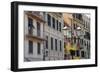 Italy, Liguria, Santa Margherita Ligure. Pastel buildings-Alan Klehr-Framed Photographic Print