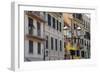 Italy, Liguria, Santa Margherita Ligure. Pastel buildings-Alan Klehr-Framed Photographic Print