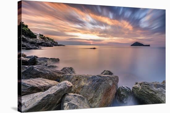 Italy, Liguria, Savona, Alassio, Albenga-ClickAlps-Stretched Canvas