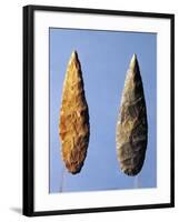 Italy, Lombardy, Brescia, Remedello, Polished Flint Dagger Tip-null-Framed Giclee Print