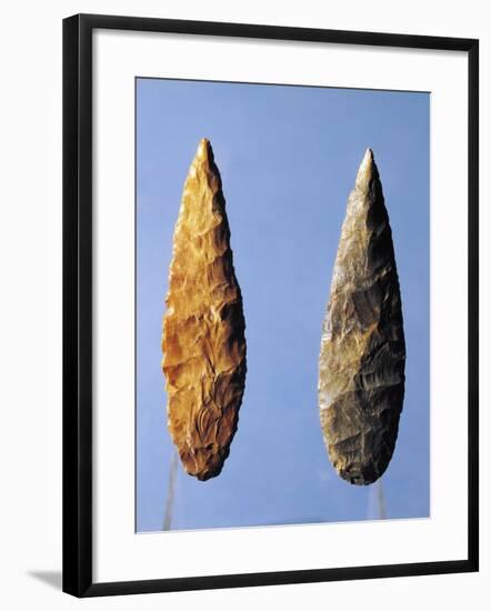 Italy, Lombardy, Brescia, Remedello, Polished Flint Dagger Tip-null-Framed Giclee Print