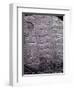 Italy, Lombardy, Camonica Valley, Petroglyphs on Rock-null-Framed Premium Giclee Print