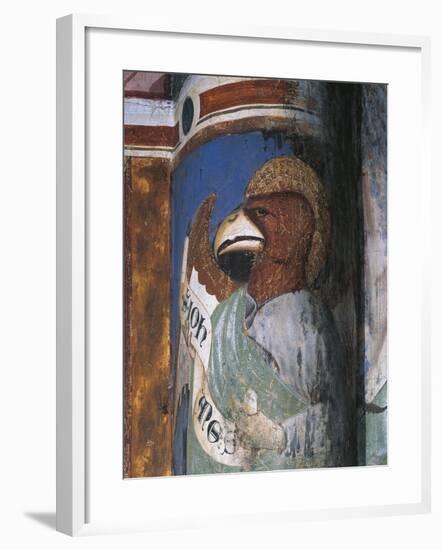 Italy, Lombardy, Como, Church of Sant'Abbondio, Apse, Allegorical Portrait with Saint John as Eagle-null-Framed Giclee Print