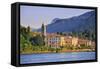 Italy, Lombardy, Como District. Como Lake, Bellagio.-Francesco Iacobelli-Framed Stretched Canvas