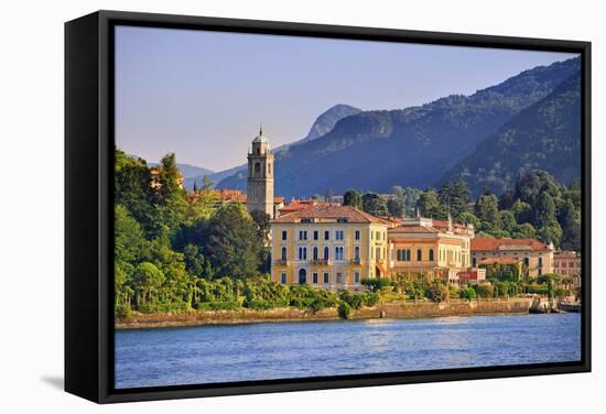 Italy, Lombardy, Como District. Como Lake, Bellagio.-Francesco Iacobelli-Framed Stretched Canvas