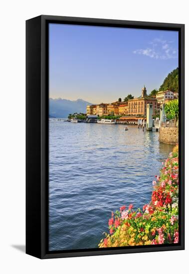 Italy, Lombardy, Como District. Como Lake, Bellagio.-Francesco Iacobelli-Framed Stretched Canvas