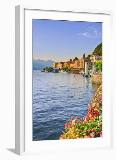 Italy, Lombardy, Como District. Como Lake, Bellagio.-Francesco Iacobelli-Framed Photographic Print