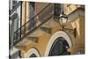 Italy, Lombardy, Cremona. Balcony with wrought iron work-Alan Klehr-Stretched Canvas