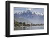 Italy, Lombardy, Lake Como, Northern Branch of Lake Como and the Town of Gravedona-ClickAlps-Framed Photographic Print