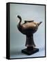 Italy, Lombardy, Lamp Made from Dark Terracotta, from Golasecca Culture-null-Framed Stretched Canvas