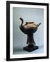 Italy, Lombardy, Lamp Made from Dark Terracotta, from Golasecca Culture-null-Framed Giclee Print