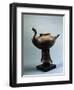 Italy, Lombardy, Lamp Made from Dark Terracotta, from Golasecca Culture-null-Framed Giclee Print