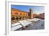 Italy, Lombardy, Mantova District, Mantua, Piazza Delle Erbe and Torre Dell'Orologio-Francesco Iacobelli-Framed Photographic Print