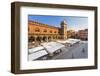 Italy, Lombardy, Mantova District, Mantua, Piazza Delle Erbe and Torre Dell'Orologio-Francesco Iacobelli-Framed Photographic Print