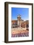 Italy, Lombardy, Mantova District, Mantua, Piazza Delle Erbe and Torre Dell'Orologio-Francesco Iacobelli-Framed Photographic Print