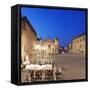 Italy, Lombardy, Mantova District, Mantua, the Cathedral in Sordello Square-Francesco Iacobelli-Framed Stretched Canvas