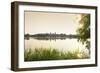 Italy, Lombardy, Mantova District, Mantua, View Towards the Town and Lago Inferiore, Mincio River.-Francesco Iacobelli-Framed Photographic Print