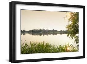 Italy, Lombardy, Mantova District, Mantua, View Towards the Town and Lago Inferiore, Mincio River.-Francesco Iacobelli-Framed Photographic Print