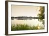 Italy, Lombardy, Mantova District, Mantua, View Towards the Town and Lago Inferiore, Mincio River.-Francesco Iacobelli-Framed Photographic Print