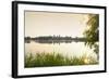 Italy, Lombardy, Mantova District, Mantua, View Towards the Town and Lago Inferiore, Mincio River.-Francesco Iacobelli-Framed Photographic Print