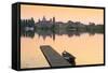 Italy, Lombardy, Mantova District, Mantua, View Towards the Town and Lago Inferiore, Mincio River.-Francesco Iacobelli-Framed Stretched Canvas