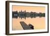 Italy, Lombardy, Mantova District, Mantua, View Towards the Town and Lago Inferiore, Mincio River.-Francesco Iacobelli-Framed Photographic Print