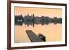 Italy, Lombardy, Mantova District, Mantua, View Towards the Town and Lago Inferiore, Mincio River.-Francesco Iacobelli-Framed Photographic Print