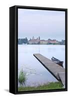 Italy, Lombardy, Mantova District, Mantua, View Towards the Town and Lago Inferiore, Mincio River.-Francesco Iacobelli-Framed Stretched Canvas