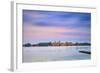 Italy, Lombardy, Mantova District, Mantua, View Towards the Town and Lago Inferiore, Mincio River.-Francesco Iacobelli-Framed Photographic Print