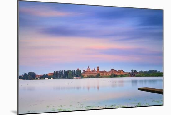 Italy, Lombardy, Mantova District, Mantua, View Towards the Town and Lago Inferiore, Mincio River.-Francesco Iacobelli-Mounted Photographic Print