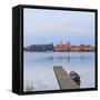 Italy, Lombardy, Mantova District, Mantua, View Towards the Town and Lago Inferiore, Mincio River.-Francesco Iacobelli-Framed Stretched Canvas