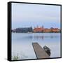 Italy, Lombardy, Mantova District, Mantua, View Towards the Town and Lago Inferiore, Mincio River.-Francesco Iacobelli-Framed Stretched Canvas