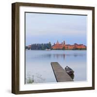 Italy, Lombardy, Mantova District, Mantua, View Towards the Town and Lago Inferiore, Mincio River.-Francesco Iacobelli-Framed Photographic Print