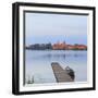 Italy, Lombardy, Mantova District, Mantua, View Towards the Town and Lago Inferiore, Mincio River.-Francesco Iacobelli-Framed Photographic Print