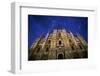 Italy, Lombardy, Milan, Duomo, Florence Cathedral at Dusk-Walter Bibikow-Framed Photographic Print