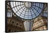 Italy, Lombardy, Milan. Galleria Vittorio Emanuele II, shopping mall completed in 1867.-Alan Klehr-Framed Stretched Canvas