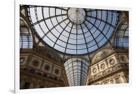 Italy, Lombardy, Milan. Galleria Vittorio Emanuele II, shopping mall completed in 1867.-Alan Klehr-Framed Photographic Print