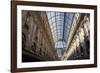 Italy, Lombardy, Milan. Galleria Vittorio Emanuele II, shopping mall completed in 1867.-Alan Klehr-Framed Photographic Print