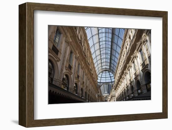 Italy, Lombardy, Milan. Galleria Vittorio Emanuele II, shopping mall completed in 1867.-Alan Klehr-Framed Photographic Print