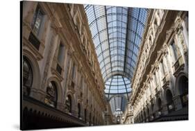 Italy, Lombardy, Milan. Galleria Vittorio Emanuele II, shopping mall completed in 1867.-Alan Klehr-Stretched Canvas