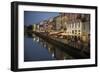 Italy, Lombardy, Milan. Historic Naviglio Grande canal area known for vibrant nightlife-Alan Klehr-Framed Photographic Print