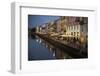 Italy, Lombardy, Milan. Historic Naviglio Grande canal area known for vibrant nightlife-Alan Klehr-Framed Photographic Print