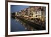 Italy, Lombardy, Milan. Historic Naviglio Grande canal area known for vibrant nightlife-Alan Klehr-Framed Photographic Print