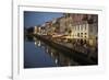 Italy, Lombardy, Milan. Historic Naviglio Grande canal area known for vibrant nightlife-Alan Klehr-Framed Photographic Print