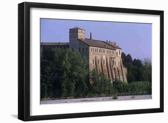 Italy, Lombardy Region, Castle of Cassano D'Adda-null-Framed Giclee Print